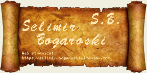 Selimir Bogaroški vizit kartica